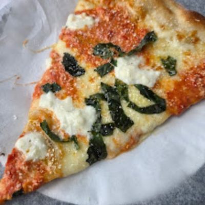 white slice with vodka sauce